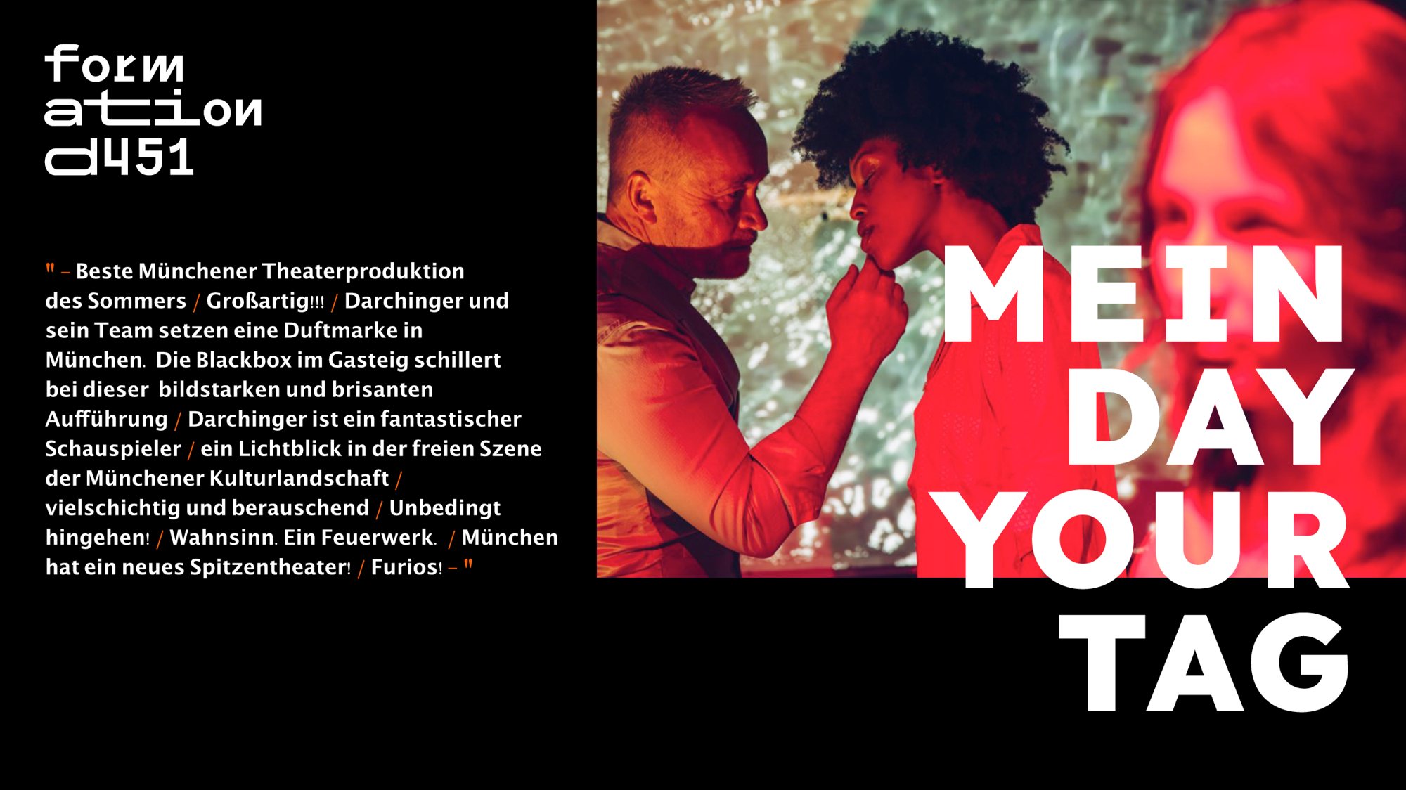 MEIN DAY YOUR TAG – scene photo with Thomas Darchinger and voices on the production